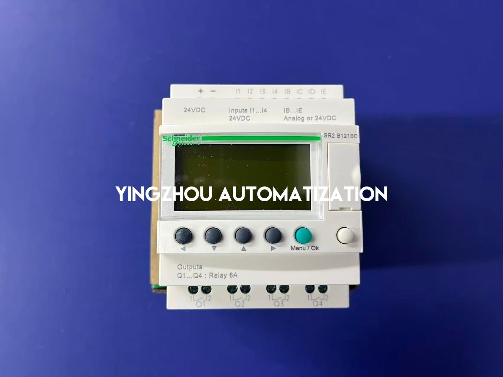 Schneider Electric SR2B121BD Zelio Logic Smart Relay | 24V DC, 12 I/O Compact Controller-vezhoo