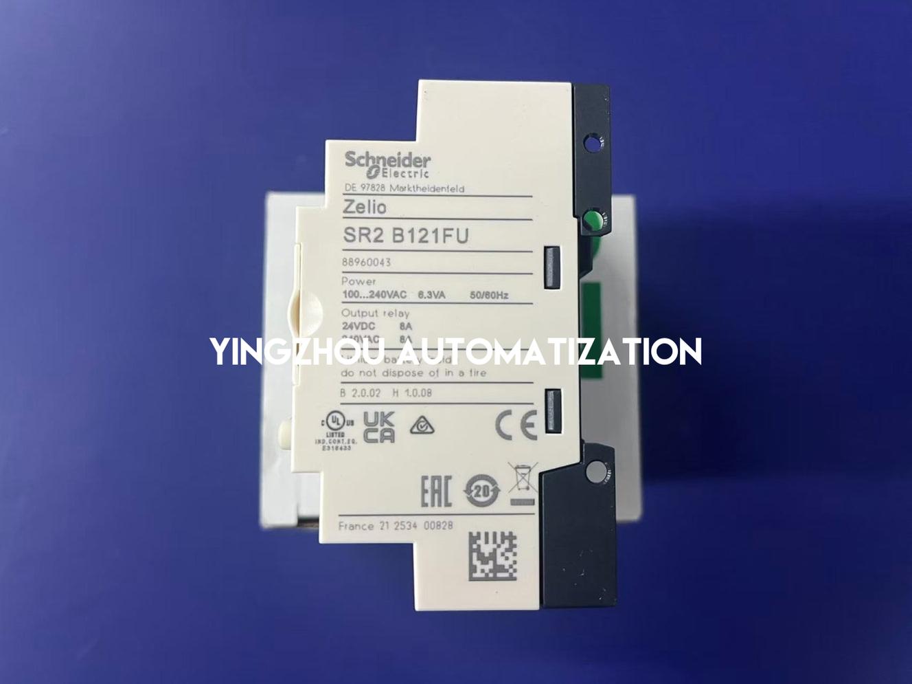 Schneider Electric SR2B121FU Zelio Logic Compact Smart Relay | 12 I/O, 100-240V AC, with Clock & Display-vezhoo