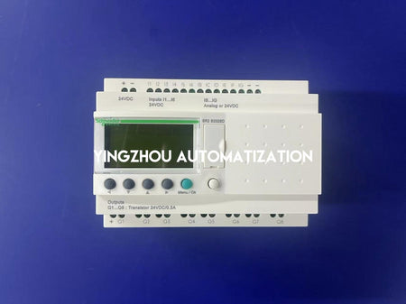 Schneider Electric SR2B202BD Zelio Logic Smart Relay | 20 I/O, 24V DC, with Clock & Display-vezhoo
