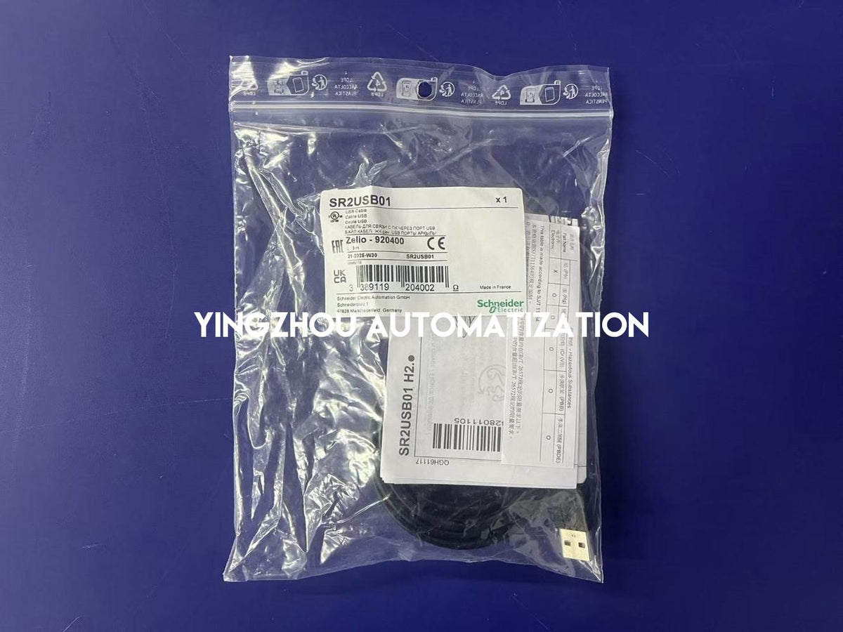 Schneider Electric SR2USB01 Zelio Logic USB Programming Cable - For Zelio Logic Smart Relays | Brand New Original Sealed-vezhoo