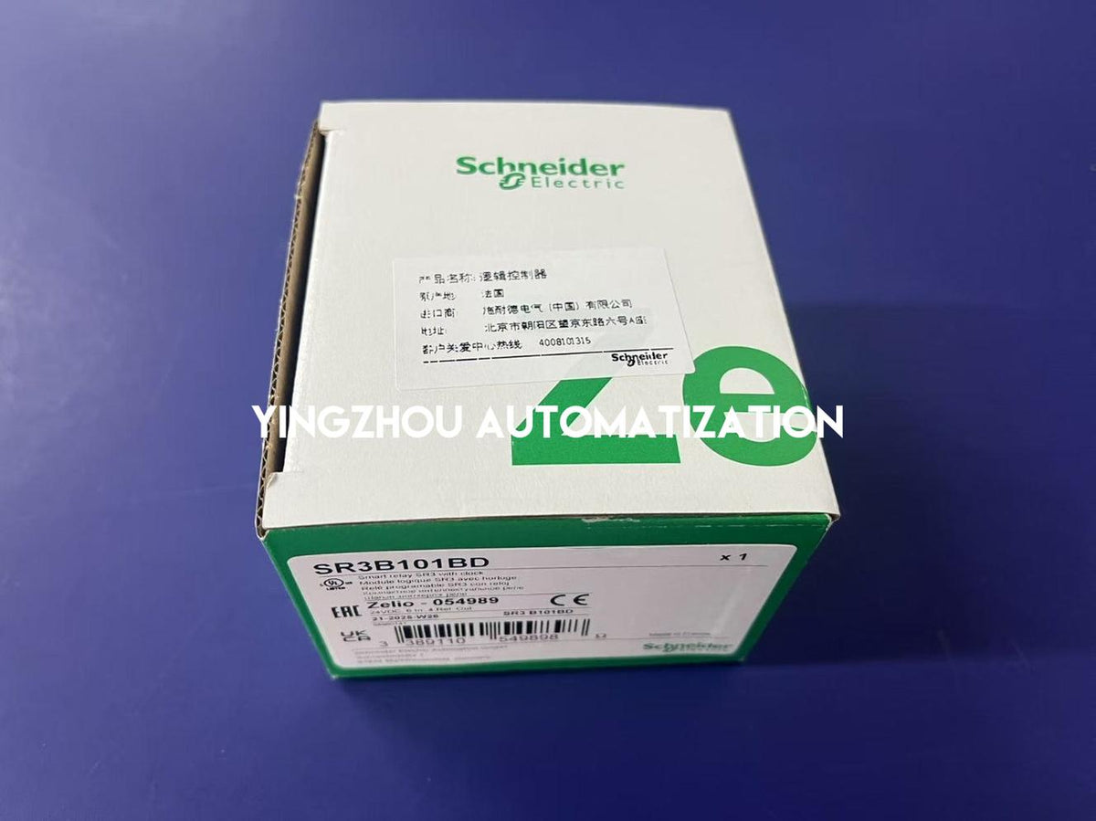 Schneider Electric SR3B101BD Zelio Logic Modular Smart Relay | 10 I/O, 24V DC, with Clock & Display-vezhoo