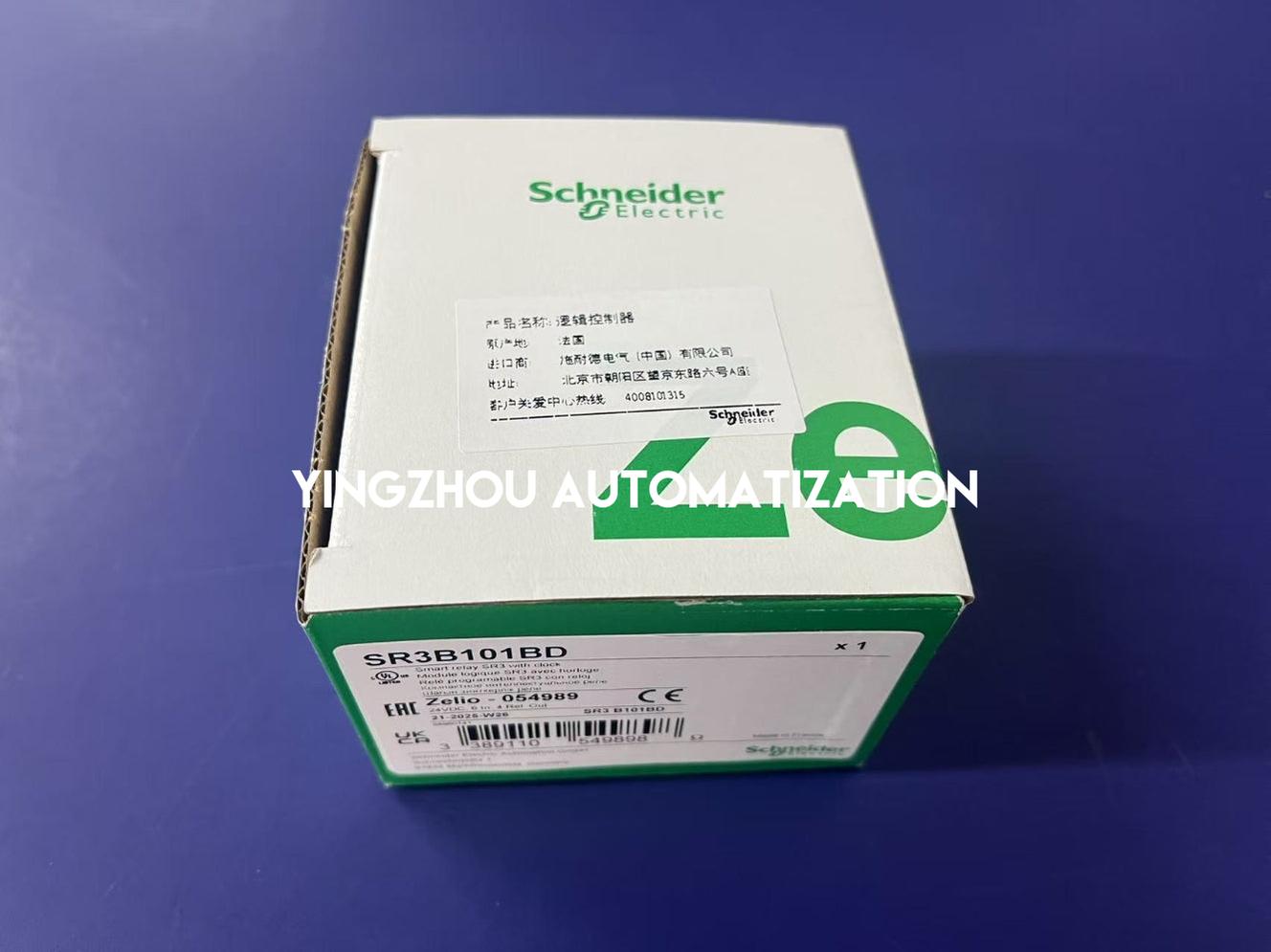 Schneider Electric SR3B101BD Zelio Logic Modular Smart Relay | 10 I/O, 24V DC, with Clock & Display-vezhoo