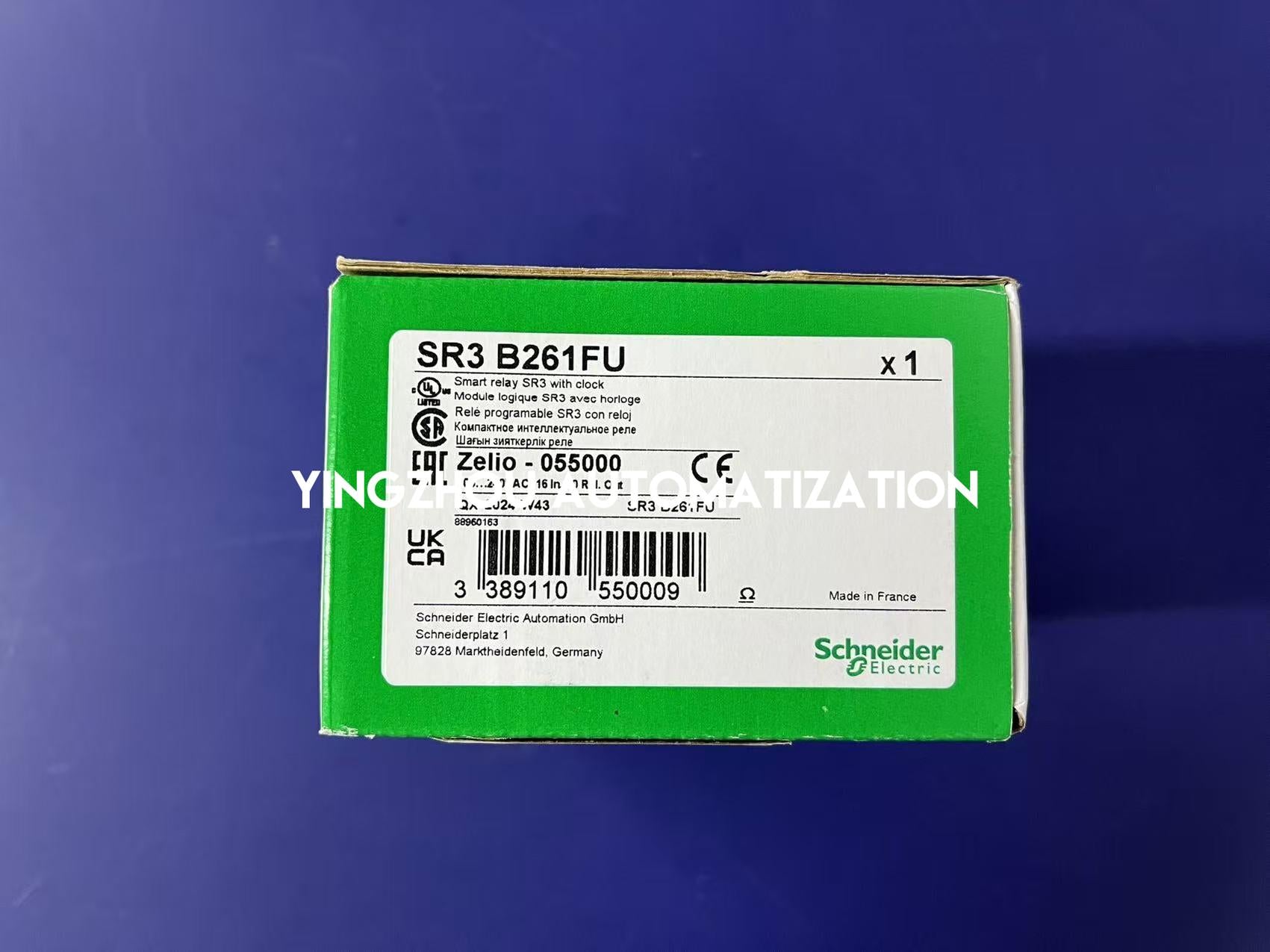 Schneider Electric SR3B261FU Zelio Logic Modular Smart Relay | 26 I/O, 100-240V AC, with Clock & Display-vezhoo