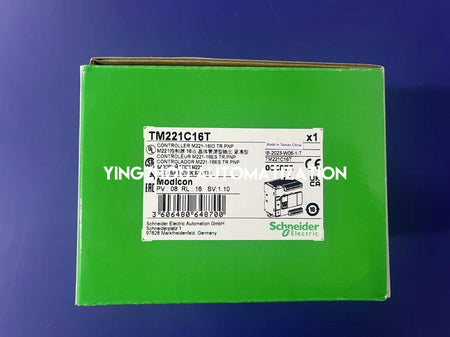 Schneider Electric TM221C16T Modicon M221 PLC | 16 I/O, 24V DC, Transistor Outputs (Source)-vezhoo