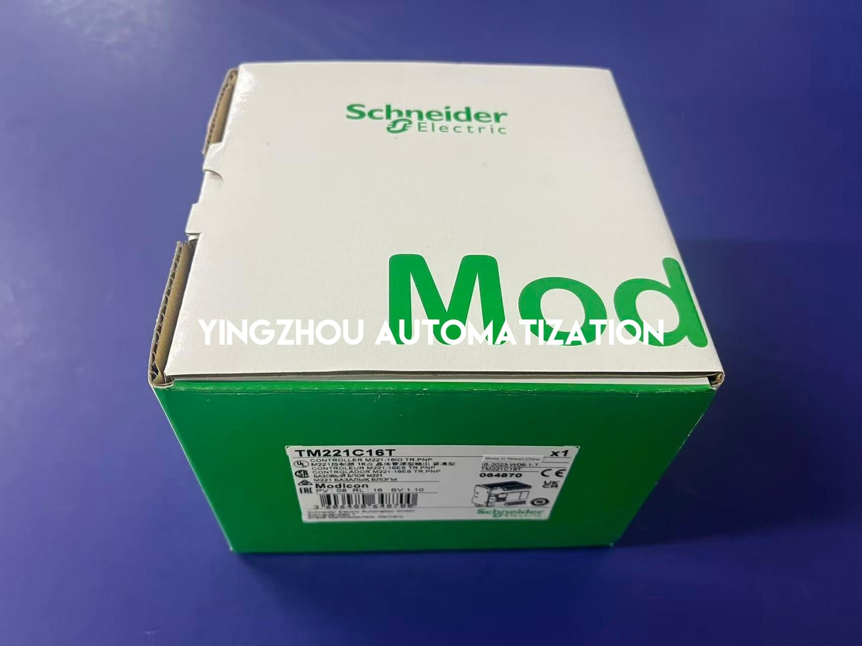 Schneider Electric TM221C16T Modicon M221 PLC | 16 I/O, 24V DC, Transistor Outputs (Source)-vezhoo