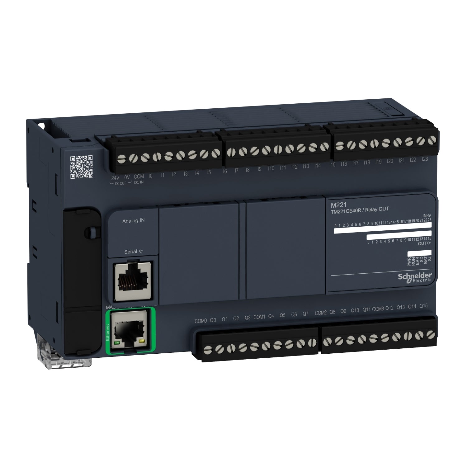 Schneider Electric TM221CE40R Modicon M221 PLC | 40 I/O, Ethernet, 100-240V AC, Relay Output-vezhoo