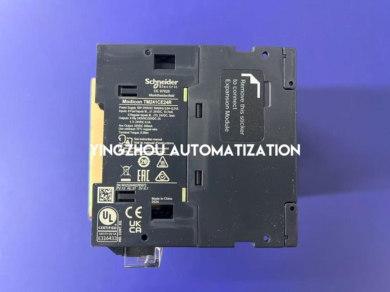 Schneider Electric TM241CE24R Modicon M241 PLC | 24 I/O, 100-240V AC, Relay Outputs, Ethernet-vezhoo