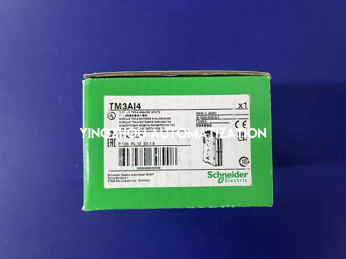 Schneider Electric TM3AI4 Modicon PLC Expansion Module | 4 Analog Inputs (0-10V, 4-20mA), 12-Bit-vezhoo