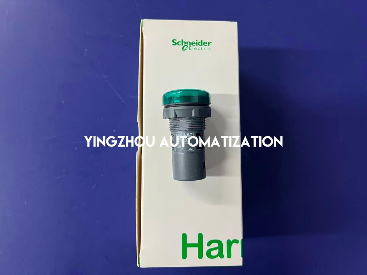 Schneider Electric XA2EVM3LC Easy Harmony Monolithic Pilot Light | 22mm, Green LED, 220V AC, IP65-vezhoo