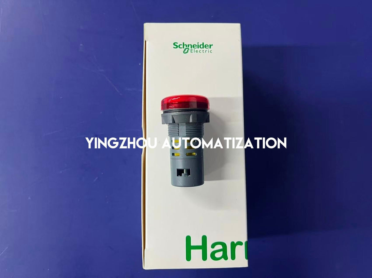 Schneider Electric XA2EVM4LC Easy Harmony Monolithic Pilot Light | 22mm, Red LED, 220V AC, IP65-vezhoo