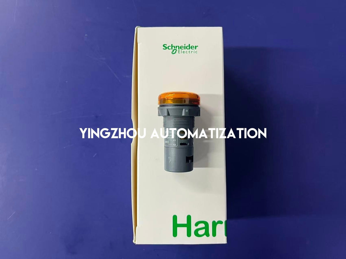 Schneider Electric XA2EVM5LC Easy Harmony XA2 LED Pilot Light | 22mm, Yellow, 220V AC, IP65-vezhoo