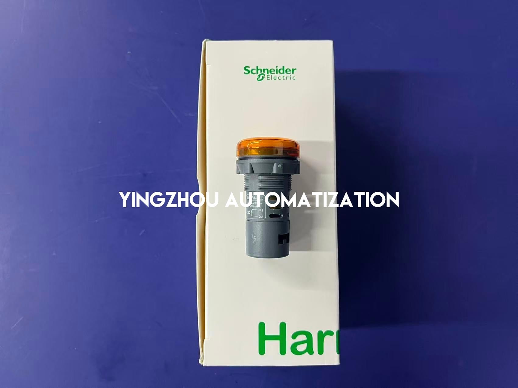 Schneider Electric XA2EVM5LC Easy Harmony XA2 LED Pilot Light | 22mm, Yellow, 220V AC, IP65-vezhoo