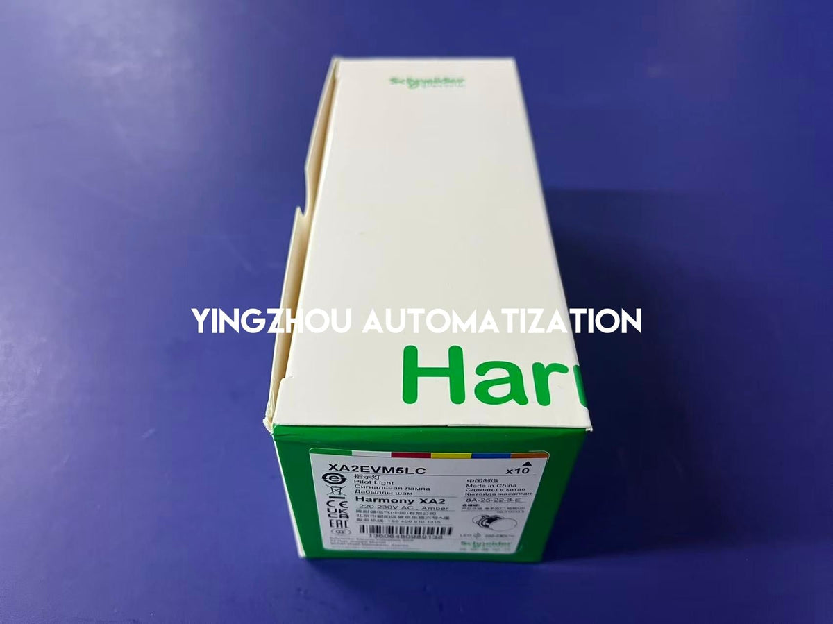 Schneider Electric XA2EVM5LC Easy Harmony XA2 LED Pilot Light | 22mm, Yellow, 220V AC, IP65-vezhoo