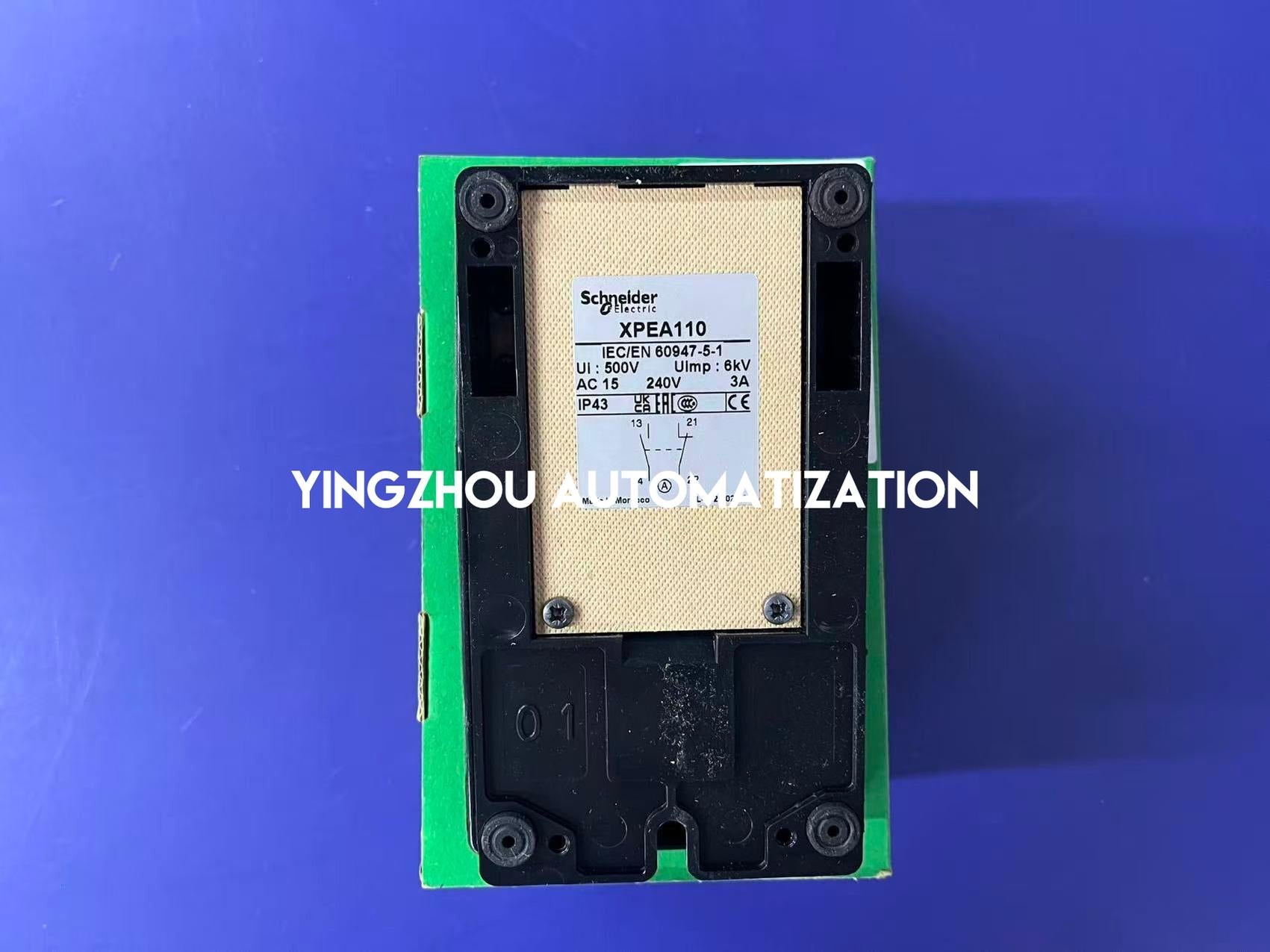 Schneider Electric XPEA110 Harmony XPE Foot Switch | Single Pedal, Metal, Blue, 1NC+1NO-vezhoo