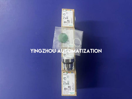 Schneider Electric ZB4BA38 Harmony XB4 Pushbutton Head | 22mm Metal, Green, White Left/Right Arrows-vezhoo