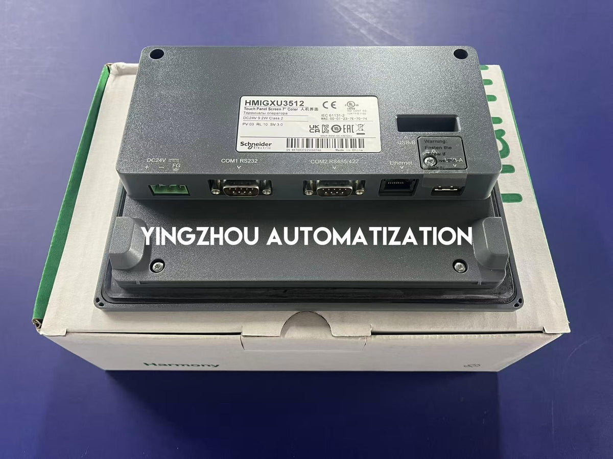 Schneider HMIGXU3512 Harmony Easy GXU HMI | 7" Wide Screen | WVGA Color | 24V DC-vezhoo