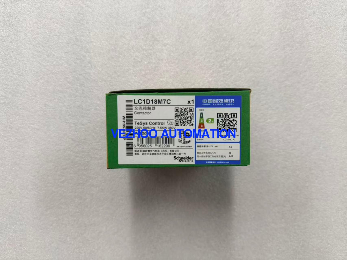 Schneider LC1D18M7C TeSys Deca AC Contactor 3P 18A 220V AC Coil-vezhoo