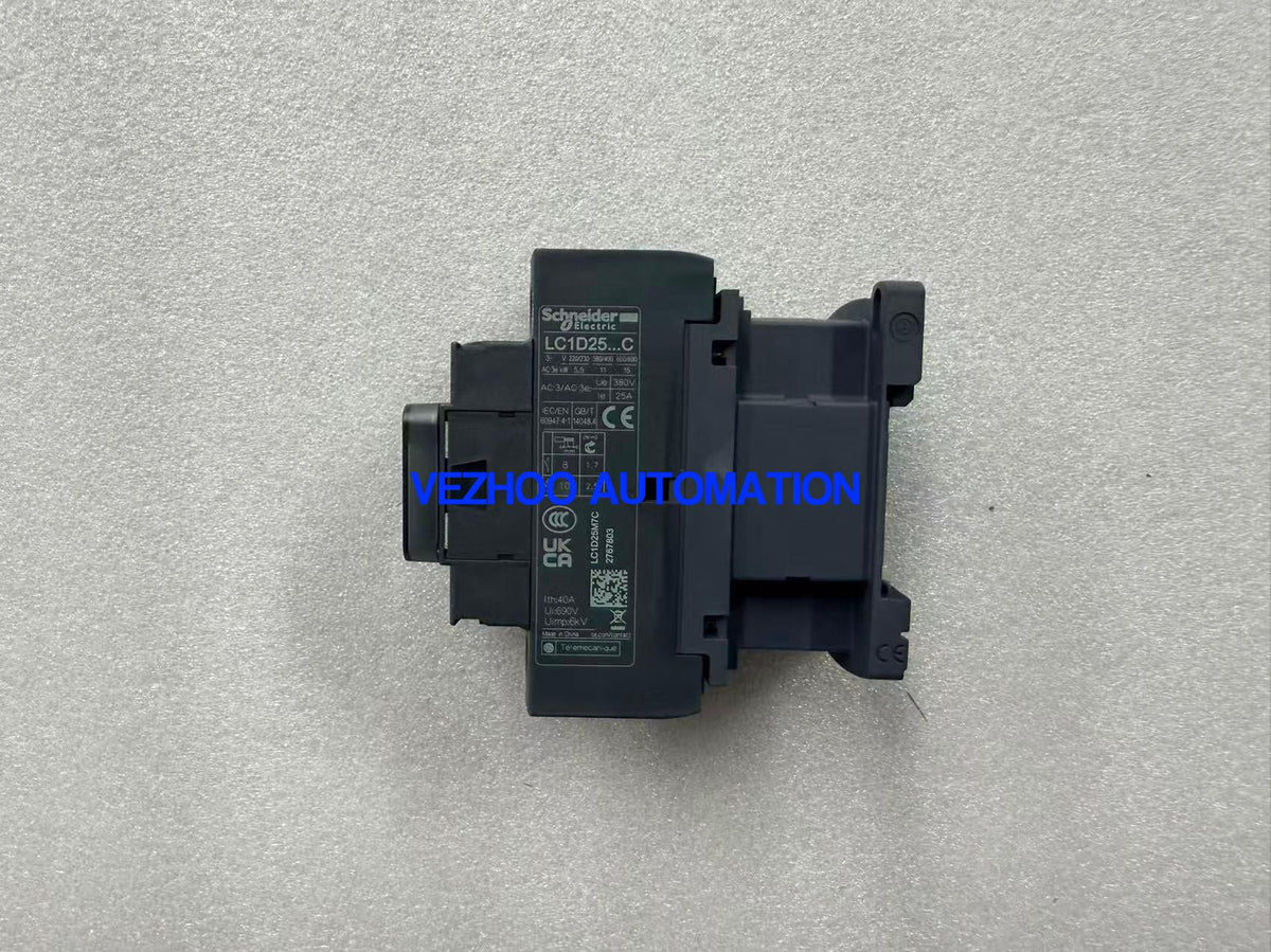 Schneider LC1D25M7C TeSys Deca AC Contactor 3P 25A 220V AC Coil-Vezhoo Automation