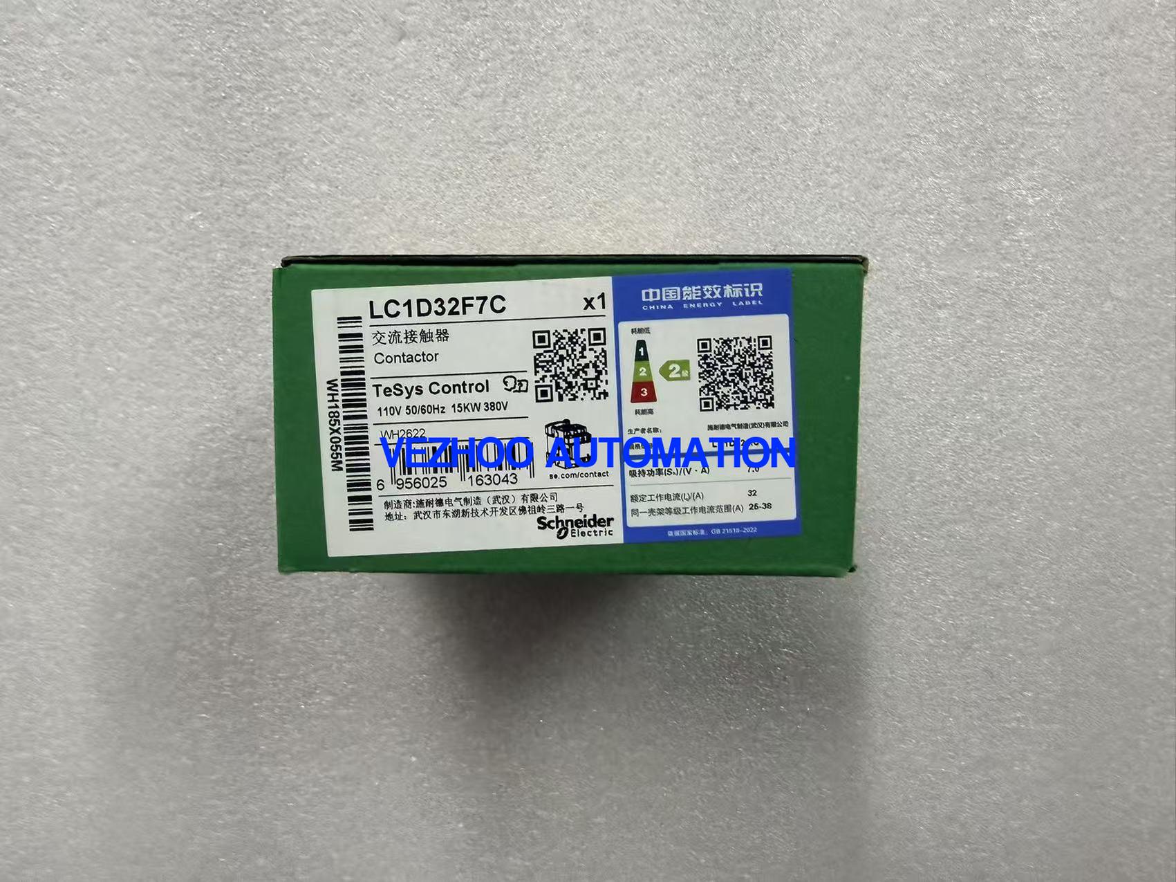 Schneider LC1D32F7C TeSys Deca AC Contactor 3P 32A 110V AC Coil-vezhoo