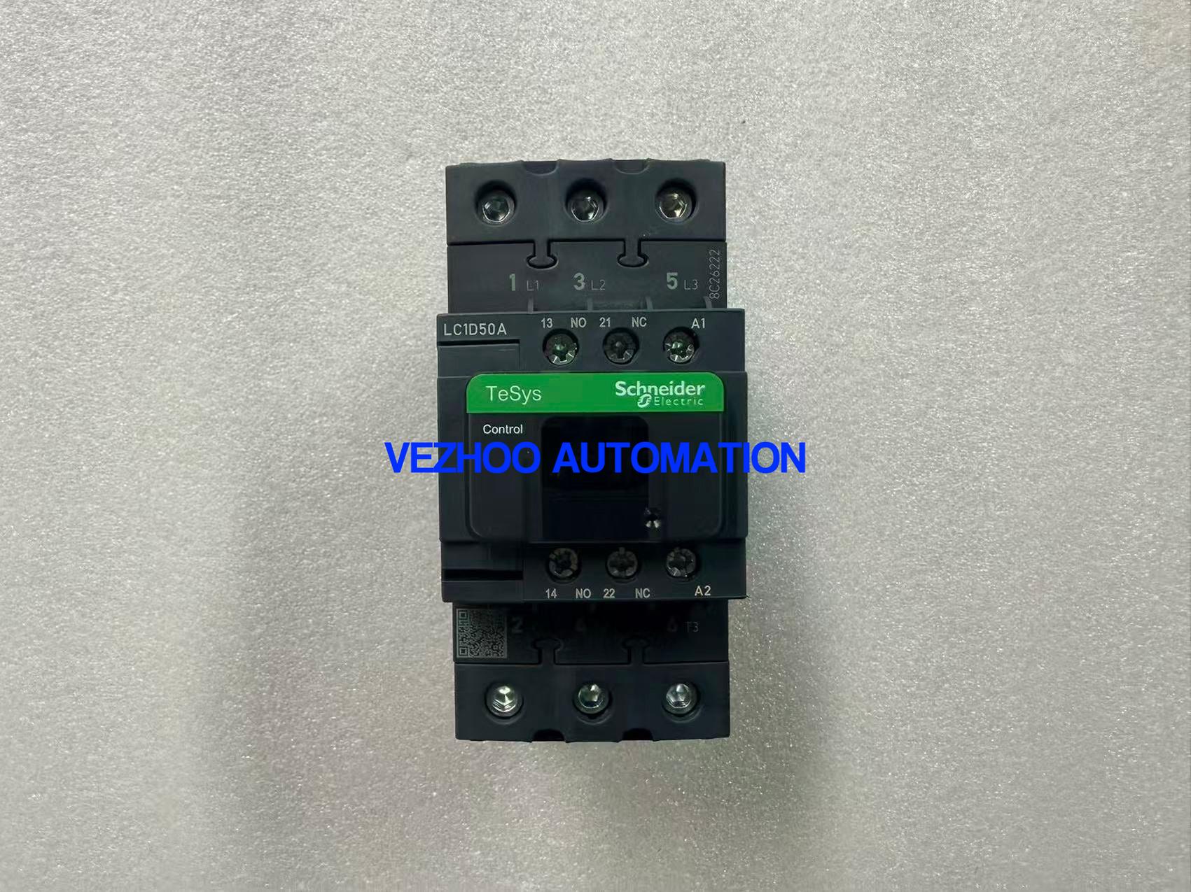 Schneider LC1D50AF7C TeSys Deca AC Contactor 3P 50A 110V AC Coil-vezhoo