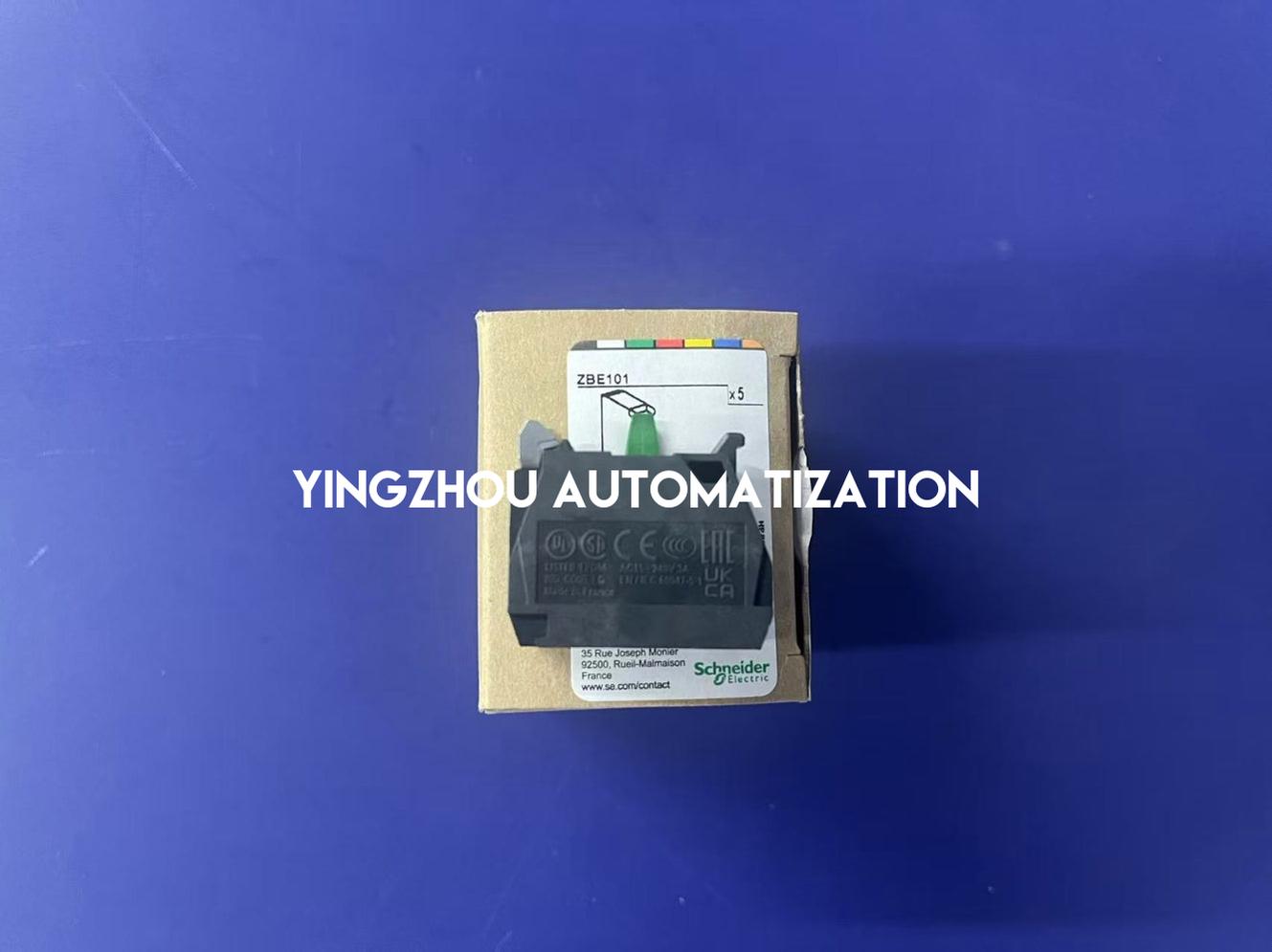 Schneider ZBE101 Harmony XB4/XB5 Contact Block | 1 NO | Screw Clamp Terminals-vezhoo