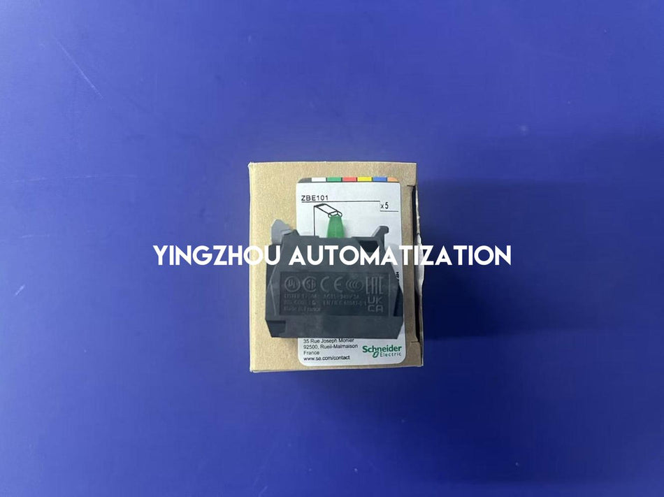 Schneider ZBE101 Harmony XB4/XB5 Contact Block | 1 NO | Screw Clamp Terminals-vezhoo