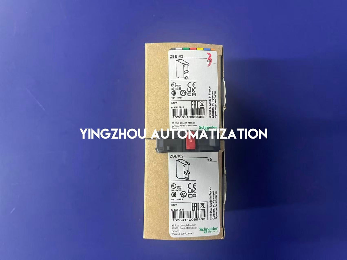 Schneider ZBE102 Harmony XB4/XB5 Contact Block | 1 NC | Screw Clamp Terminals-vezhoo