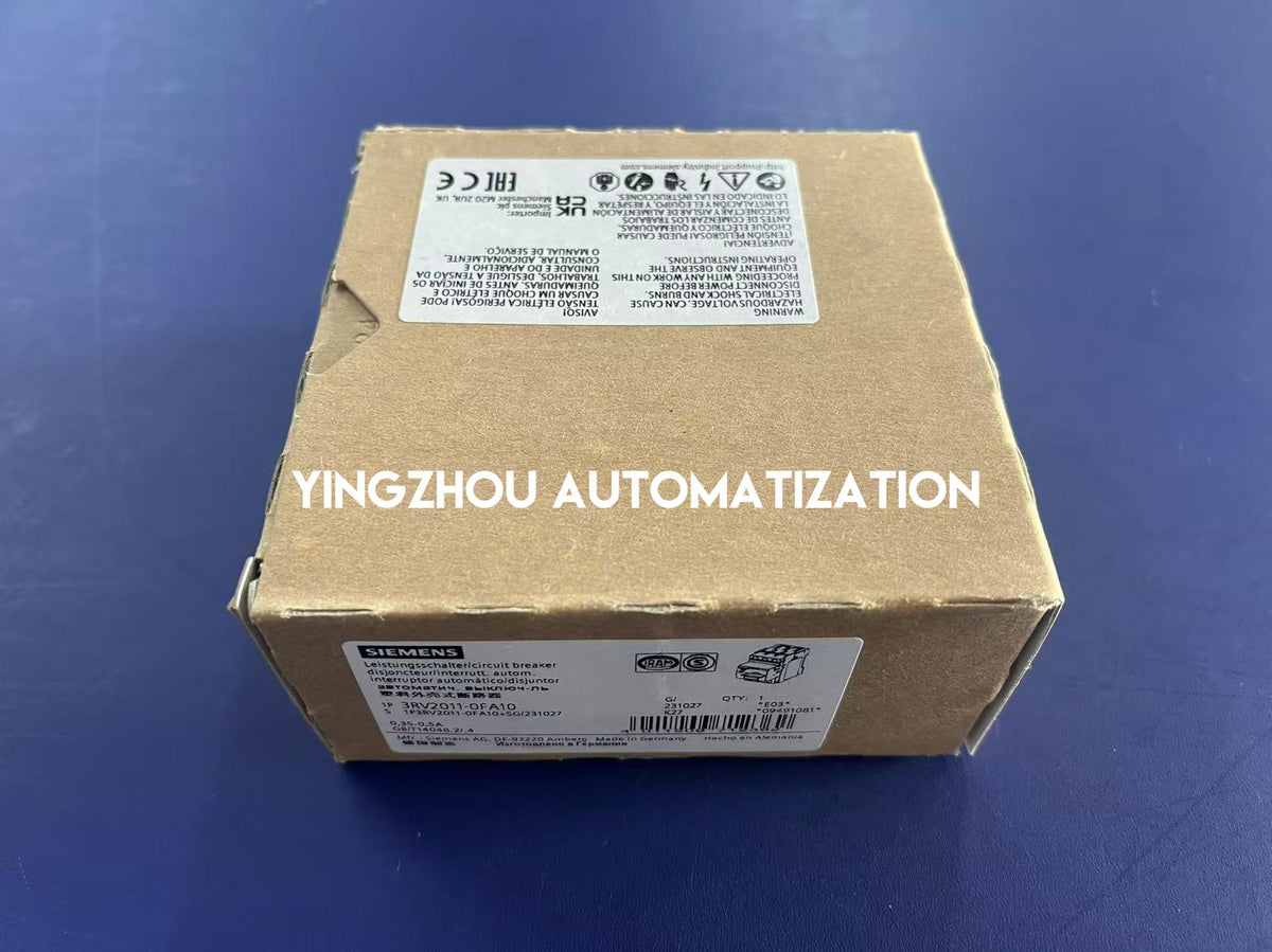 Siemens 3RV2011-0FA10 SIRIUS Motor Starter Protector | 0.35A - 0.5A | Size S00 | Class 10-vezhoo