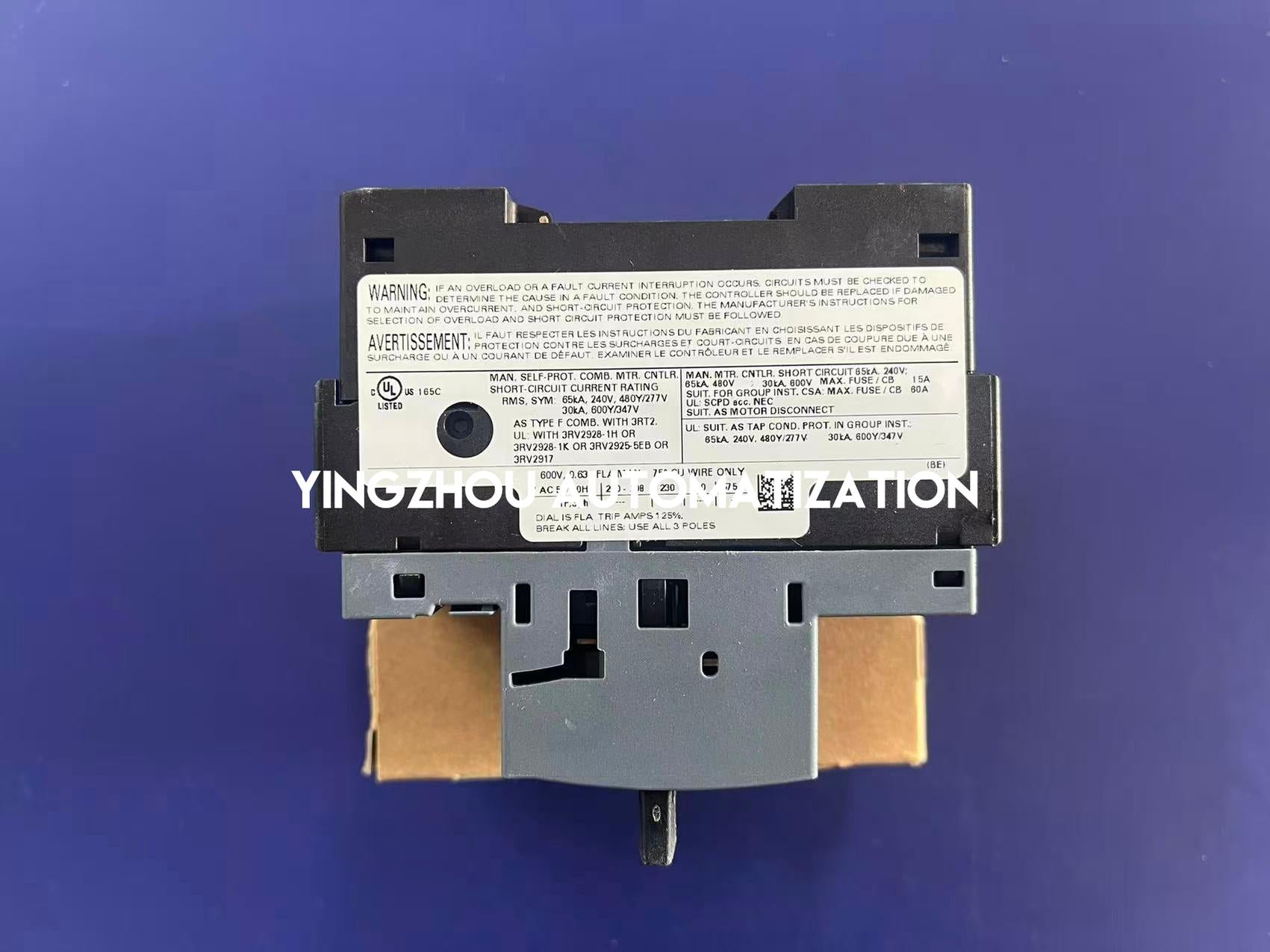 Siemens 3RV2011-0GA10 SIRIUS Motor Starter Protector | 0.45A - 0.63A | Size S00 | Class 10-vezhoo