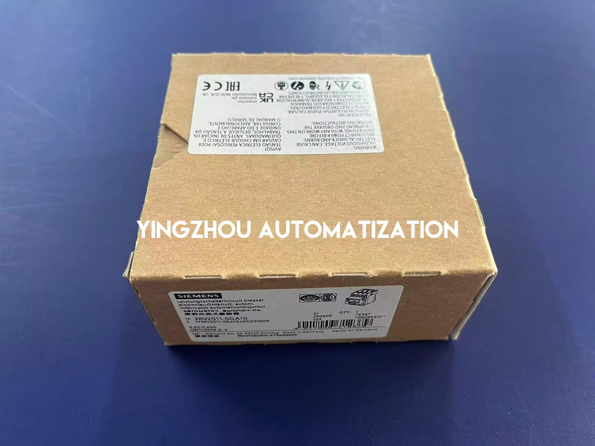 Siemens 3RV2011-0GA10 SIRIUS Motor Starter Protector | 0.45A - 0.63A | Size S00 | Class 10-vezhoo