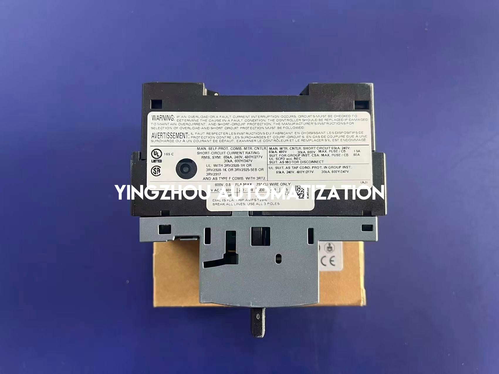 Siemens 3RV2011-0HA10 SIRIUS Motor Starter Protector | 0.55A - 0.8A | Size S00 | Class 10-vezhoo