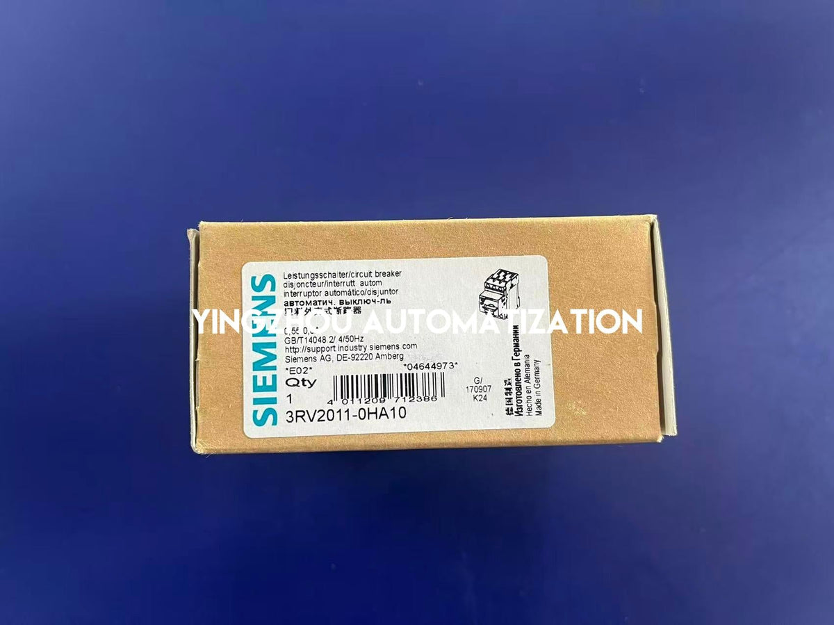 Siemens 3RV2011-0HA10 SIRIUS Motor Starter Protector | 0.55A - 0.8A | Size S00 | Class 10-vezhoo