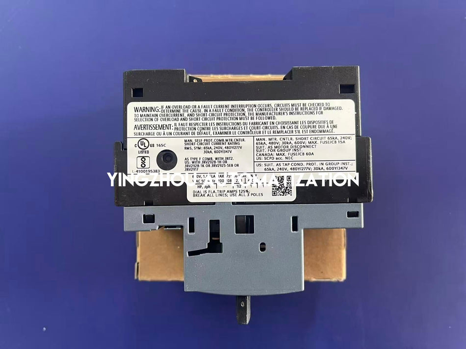 Siemens 3RV2011-1AA10 SIRIUS Motor Starter Protector | 1.1A - 1.6A | Size S00 | Class 10-vezhoo