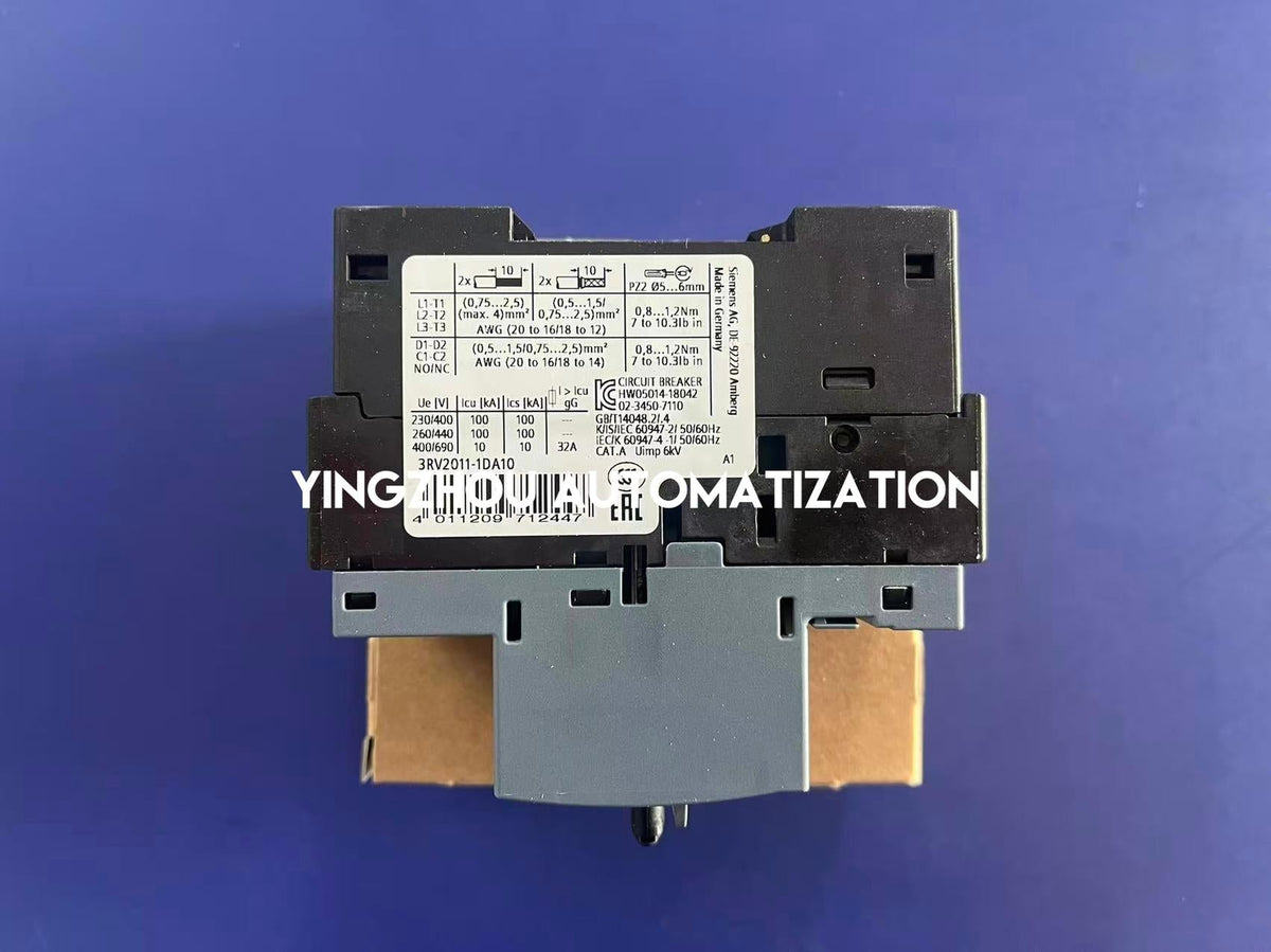 Siemens 3RV2011-1DA10 SIRIUS Motor Starter Protector | 2.2A - 3.2A | Size S00 | Class 10-vezhoo