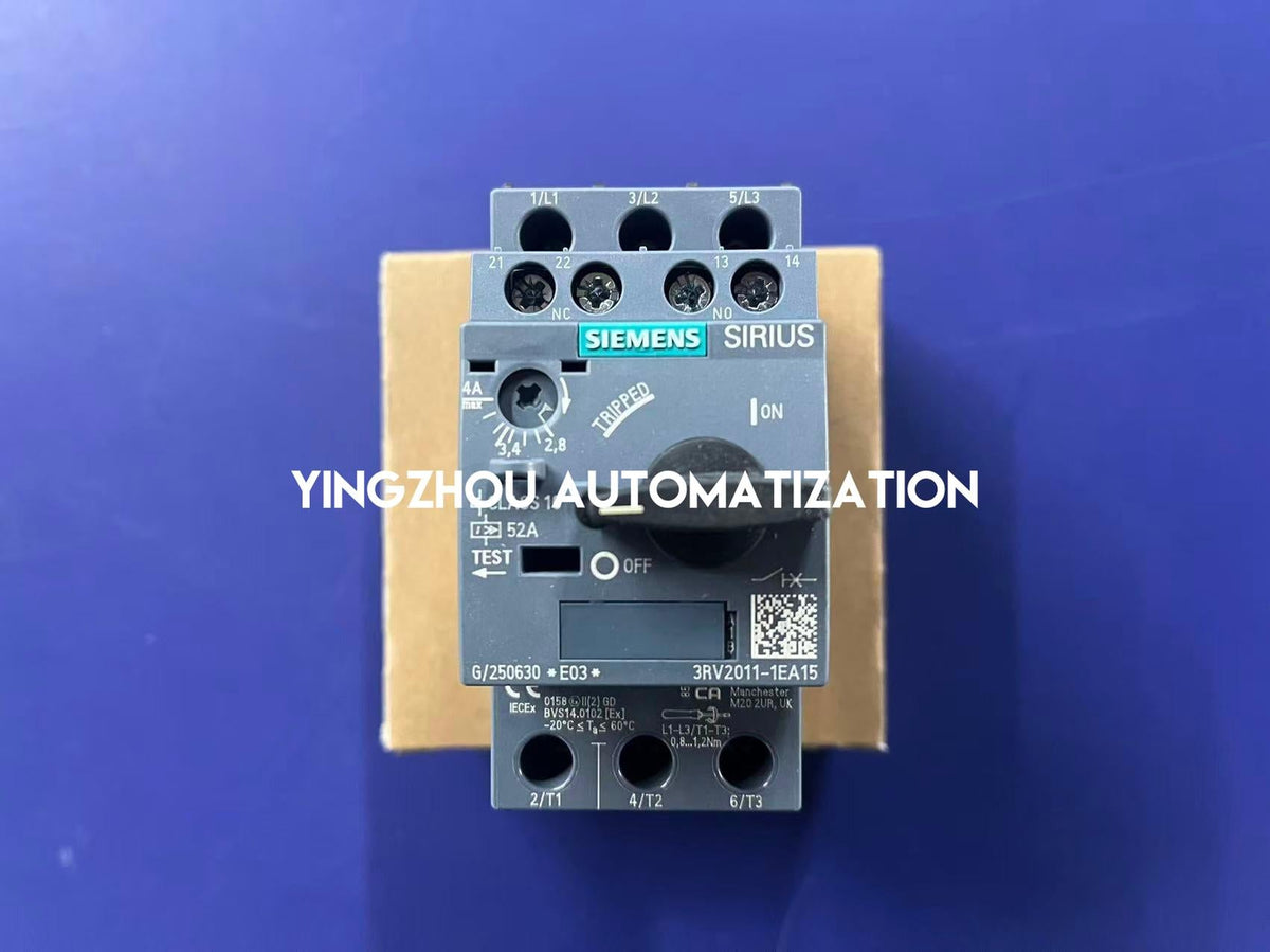 Siemens 3RV2011-1EA15 SIRIUS Motor Starter Protector | 0.28–0.4A, Size S00, Screw Terminal-vezhoo