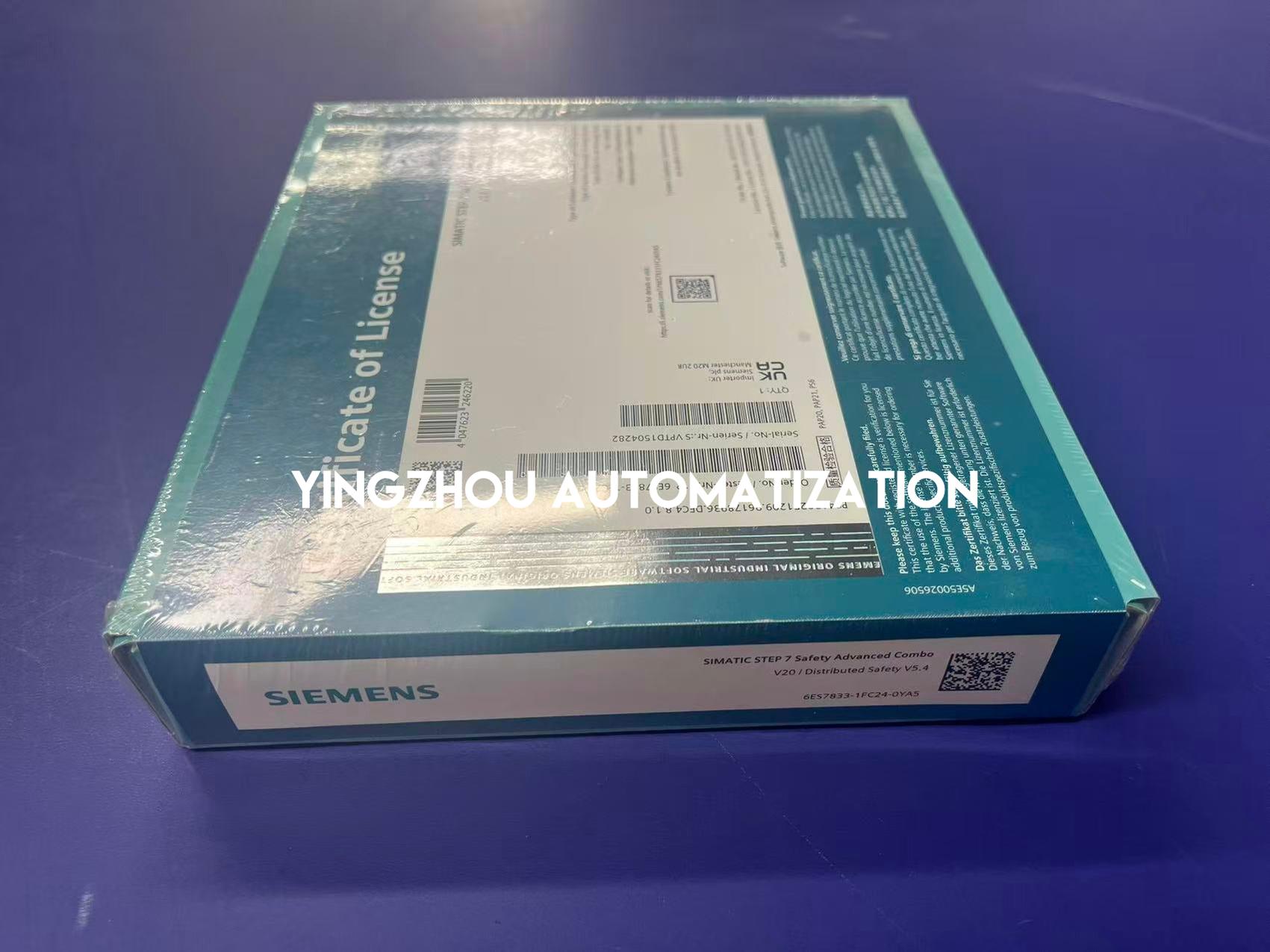 Siemens 6ES7833-1FC24-0YA5 SIMATIC S7 F-Systems Programming License | TIA Portal V17 | Safety Advanced-vezhoo