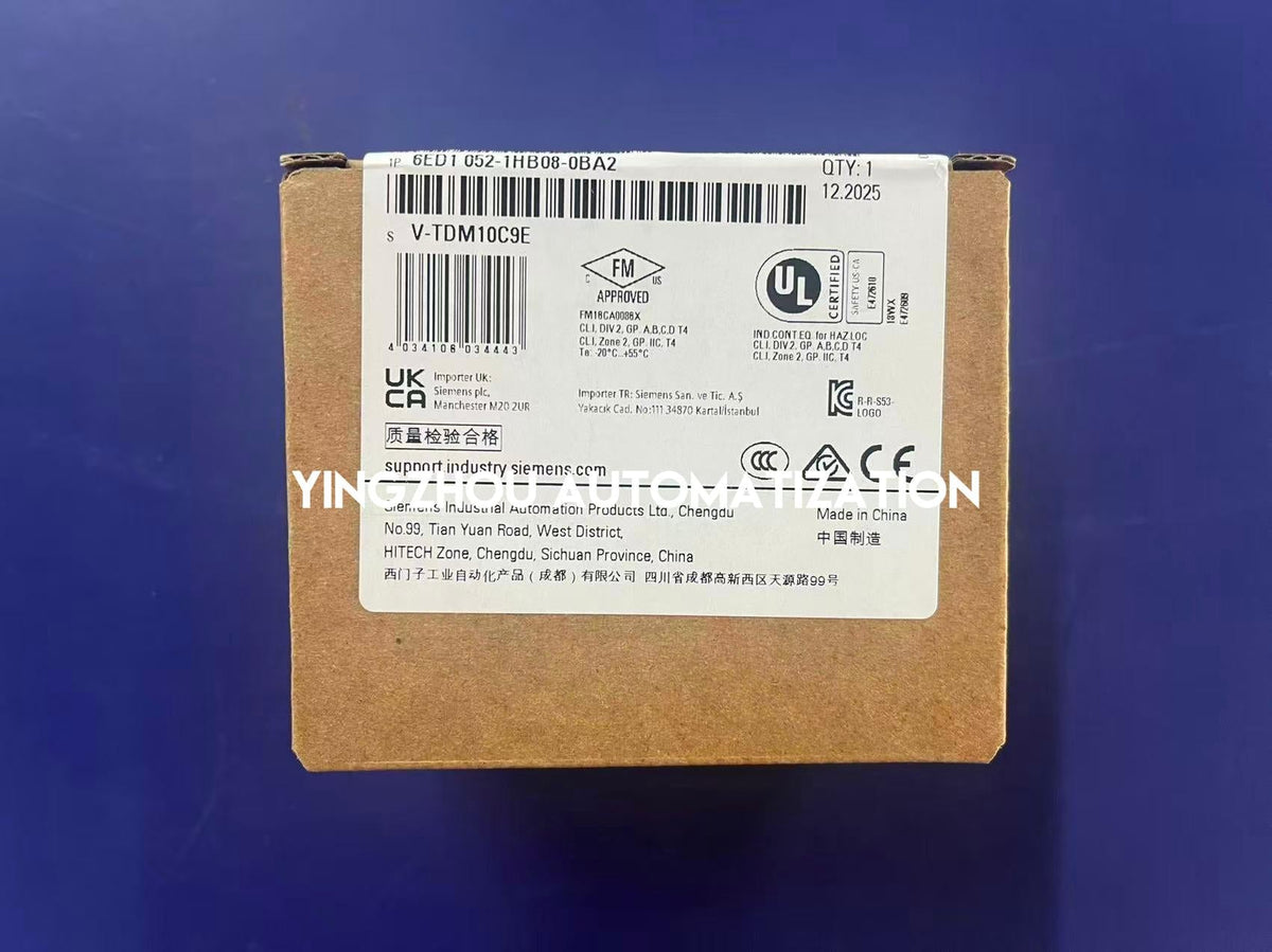 Siemens 6ED1052-1HB08-0BA2 LOGO! 24RCE | Logic Module | 24V AC/DC | 8 DI / 4 DO (Relay)-vezhoo