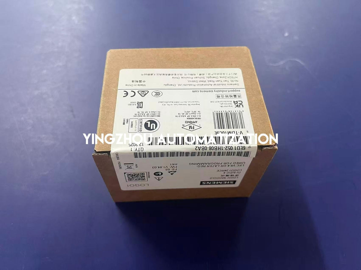 Siemens 6ED1052-1HB08-0BA2 LOGO! 24RCE | Logic Module | 24V AC/DC | 8 DI / 4 DO (Relay)-vezhoo