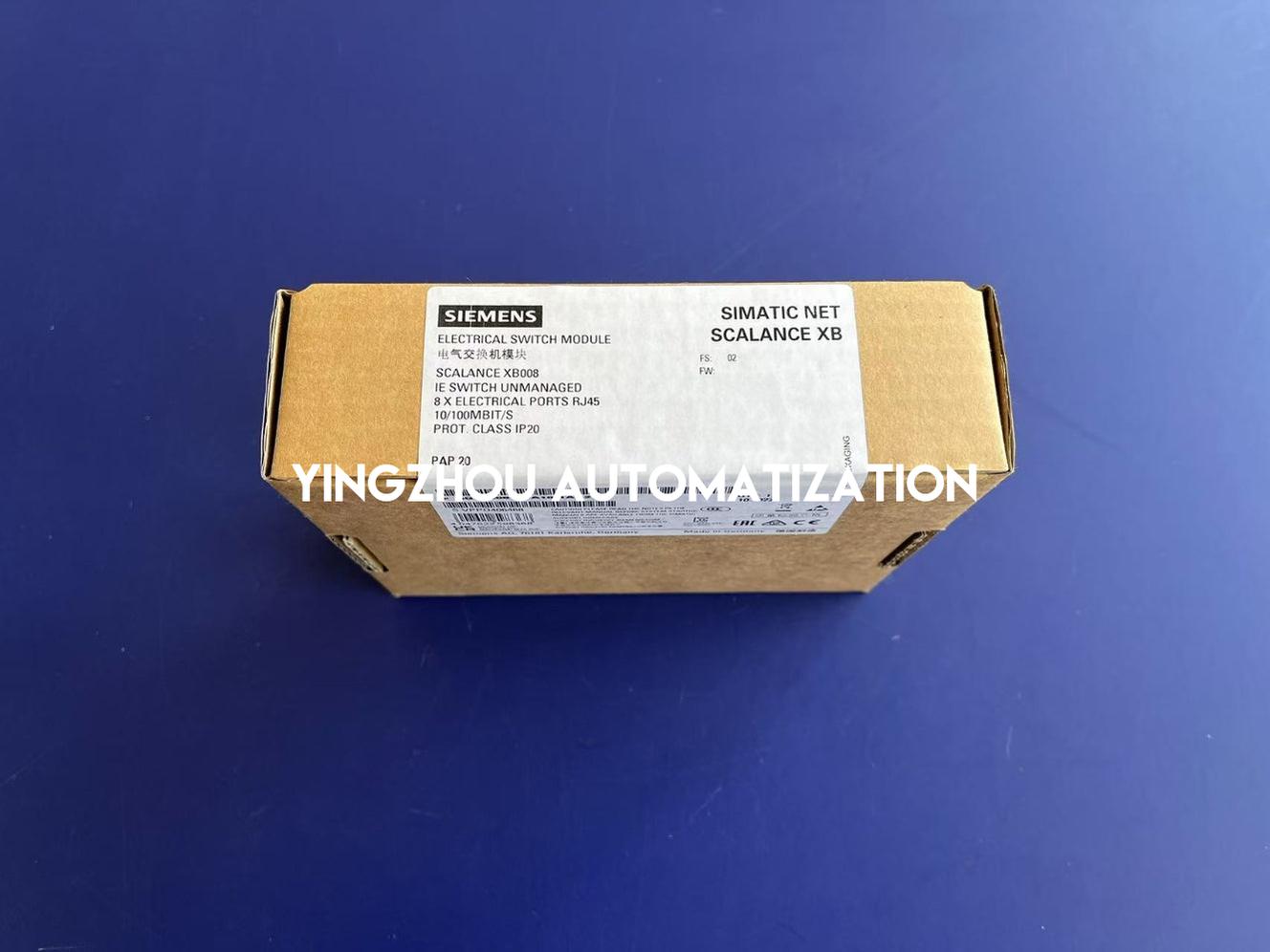 Siemens SCALANCE X008 Industrial Ethernet Switch | 8 x 10/100 Mbit/s RJ45 Ports | 6GK5008-0BA10-1AB2-vezhoo