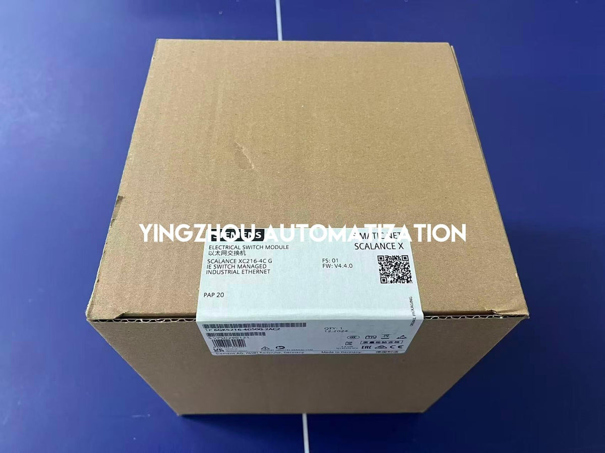 Siemens SCALANCE XC216-4GS Managed Switch | 12 RJ45 ports, 4 SFP Slots | Gigabit | 6GK5216-4GS00-2AC2-vezhoo
