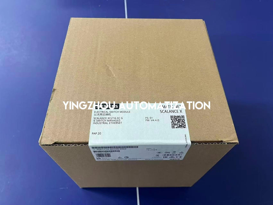 Siemens SCALANCE XC216-4GS Managed Switch | 12 RJ45 ports, 4 SFP Slots | Gigabit | 6GK5216-4GS00-2AC2-vezhoo