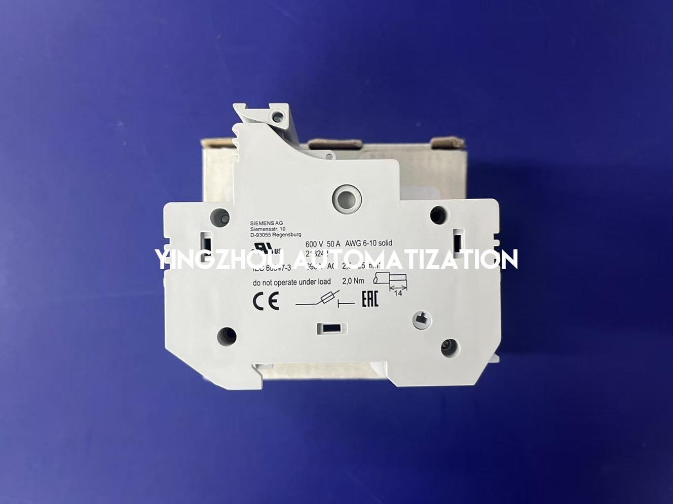 Siemens SENTRON 2-Pole Cylindrical Fuse Holder | $10 \times 38$ mm | 32A, 690V | 3NW7121-vezhoo