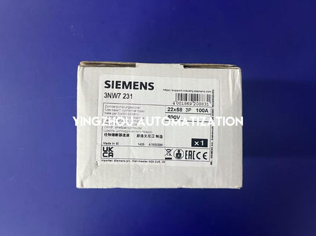 Siemens SENTRON 3-Pole Cylindrical Fuse Holder | $14 \times 51$ mm | 50A, 690V | 3NW7231-vezhoo