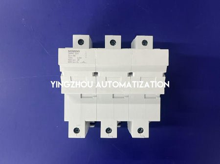 Siemens SENTRON 3-Pole Cylindrical Fuse Holder | $14 \times 51$ mm | 50A, 690V | 3NW7231-vezhoo