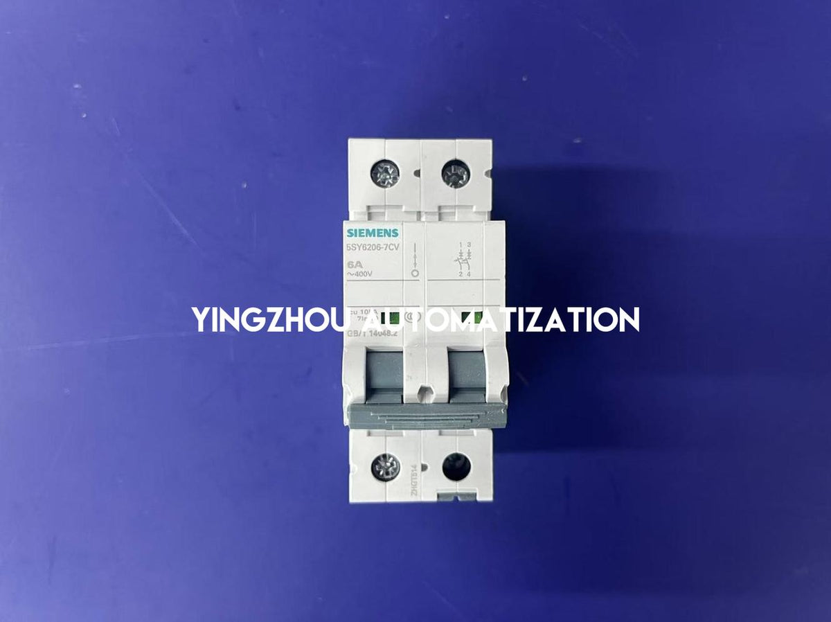Siemens SENTRON Miniature Circuit Breaker | 2-Pole, 6A, C-Curve | 10kA, 400V | 5SY6206-7CV-vezhoo