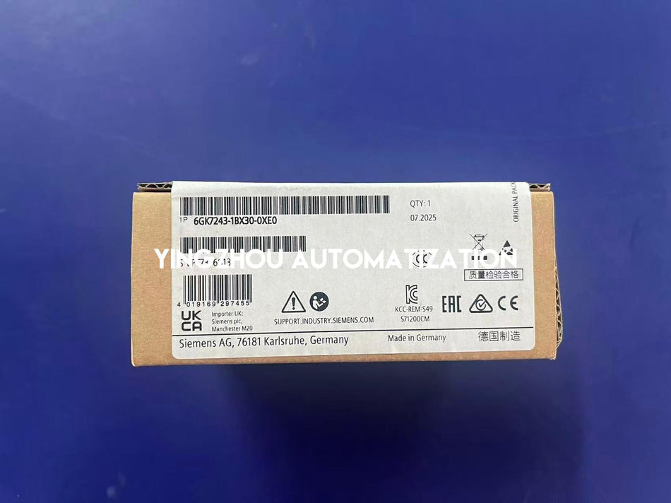 Siemens SIMATIC CP 1243-1 Communication Processor | S7-1200 Ethernet & Security | 6GK7243-1BX30-0XE0-vezhoo