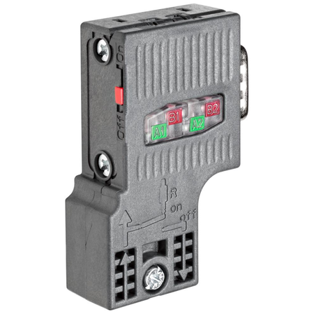 Siemens SIMATIC DP PROFIBUS Connector | 90° FastConnect with PG Socket | 6ES7972-0BA52-0XA0-vezhoo