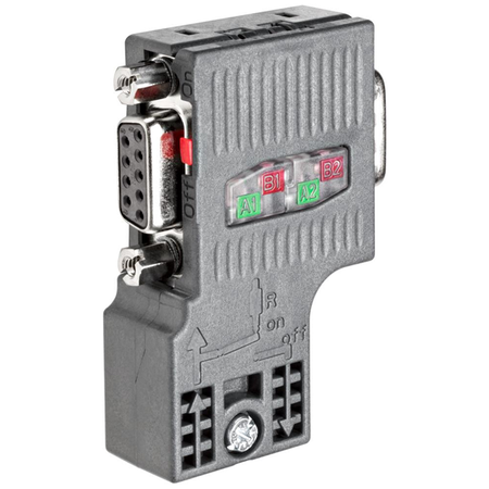 Siemens SIMATIC DP PROFIBUS Connector | 90° FastConnect with PG Socket | 6ES7972-0BB52-0XA0-vezhoo