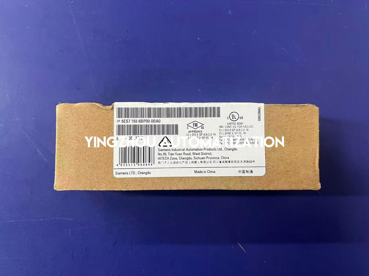 Siemens SIMATIC ET 200SP BaseUnit BU15-P16+A0+2B | Type A0 | 6ES7193-6BP00-0BA0-vezhoo