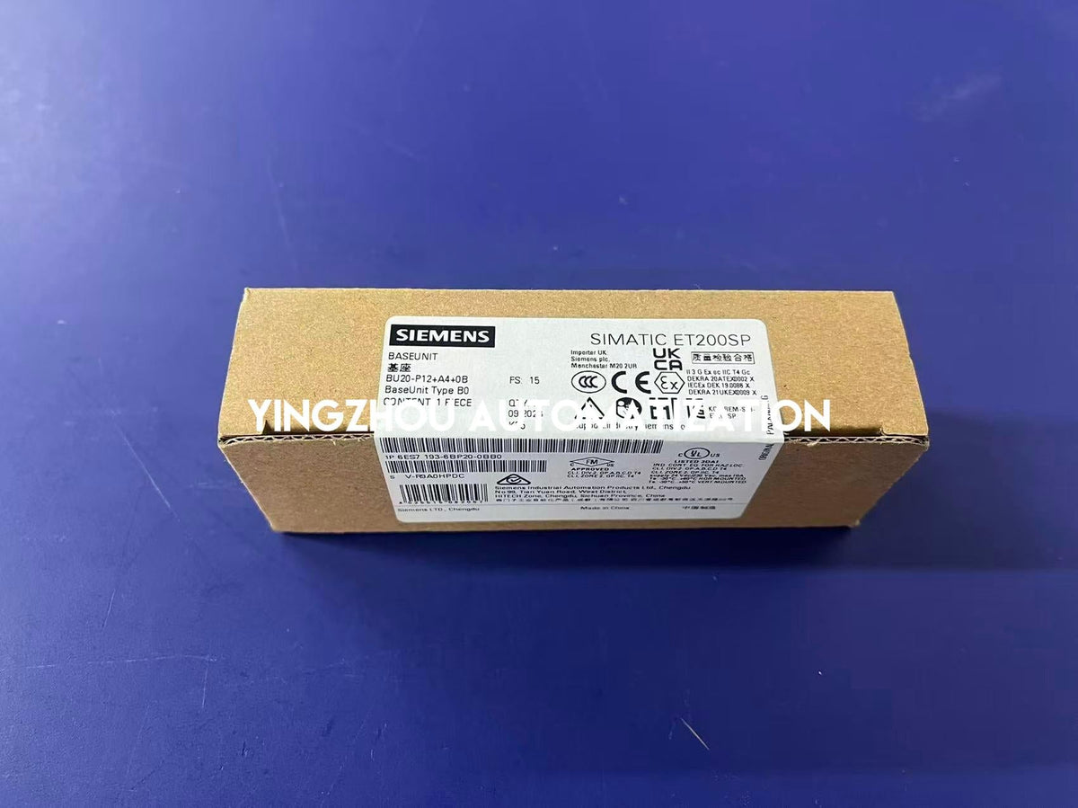 Siemens SIMATIC ET 200SP BaseUnit BU15-P16+A0+2B | Type A0 | 6ES7193-6BP20-0BB0-vezhoo
